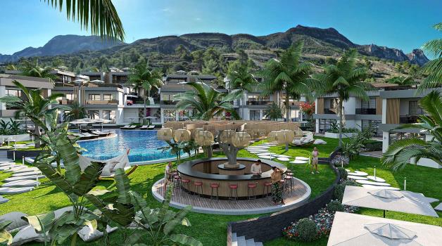 Luxury 2+1 Apartments for Sale in Girne - Nature-Inspired, Modern Living