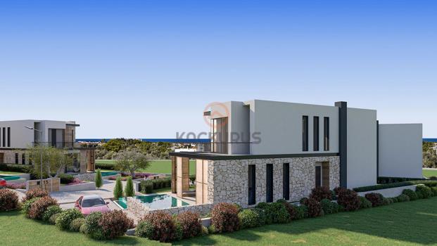Zum Verkauf Villa - Ultra-Luxus 4+1 Villa mit Atemberaubendem Ausblick in Ozankoy, Girne