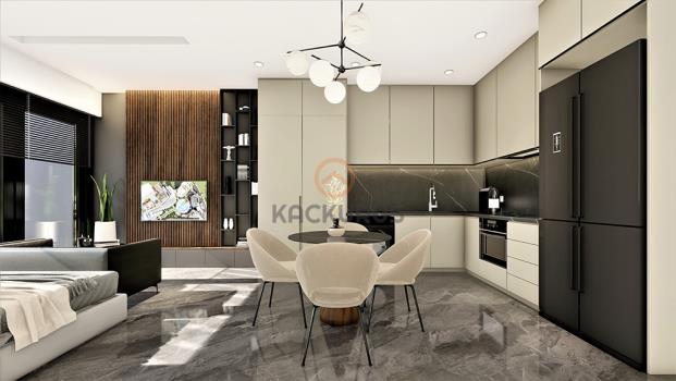 Appartamento Monolocale Moderno e di Lusso in Vendita a Iskele Long Beach
