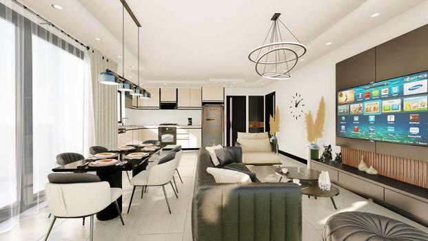 Appartamento 3+1 In Vendita A İskele Cipro Nord - Opportunità Di Casa Per Investimento