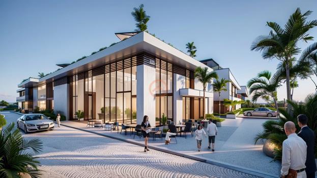 Holiday Village Apartments Designed Entirely with a Hotel Concept Near the Sea