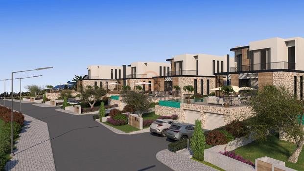 Ultra Luxus 4+1 Villa, Die Die Natur Umarmt, in Girne Ozanköy – Mit Pool und Privatem Garten