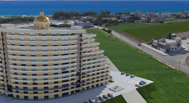 Элитный жилой проект в 100 метрах от моря в Искеле, Северный Кипр