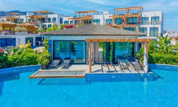 2+1 und 3+1 Luxusvillen und -wohnungen in Esentepe zu verkaufen