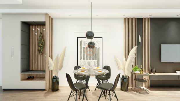 شقة 2+1 للبيع في إسكيله شمال قبرص - بإطلالة على البحر والمسبح