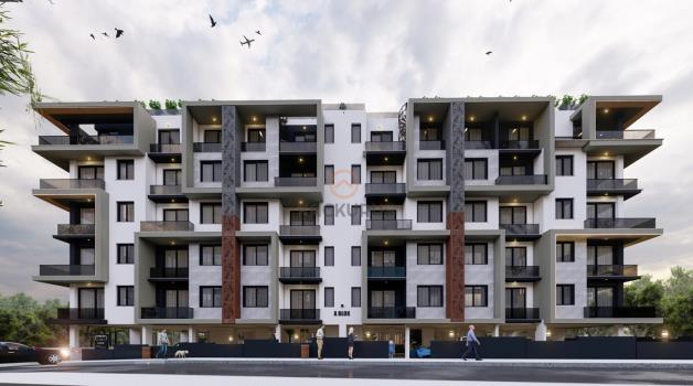 凯里尼亚市中心三栋现代住宅和商业办公项目