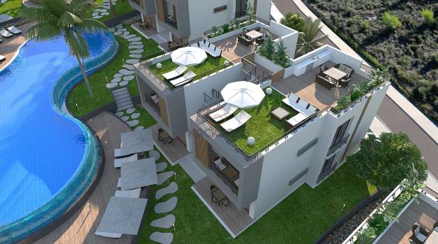 شقق 2+1 فاخرة للبيع في جيرنة - الحياة العصرية وسط الطبيعة