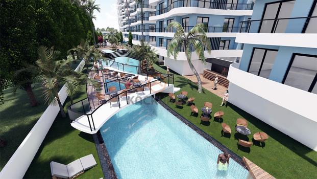 شقة 3+1 للبيع في إسكيله، شمال قبرص – مع شرفة وإطلالة