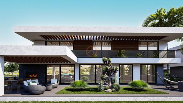 ویلا لوکس برای فروش در بوزاز، قبرس شمالی - با منظره دریا و کوه