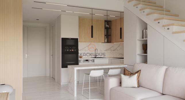 شقق دوبلكس 1+1 بتصميم معماري حديث للبيع في إسكيله، شمال قبرص