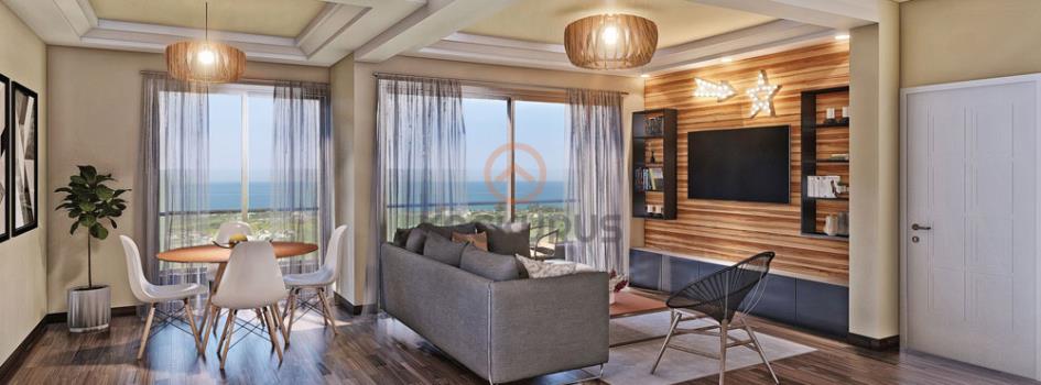 İskele'de Sahile Yürüyüş Mesafesinde Modern Lüks 1+1 Satılık Daire